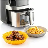InnovaGoods Mollicon Opvouwbare Mand Voor Heteluchtfriteuse 2 Eenheden