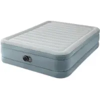 Intex Opblaasbaar luchtbed, 203x152x46 cm, met geïntegreerde elektrische pomp, merk , model 64824ND