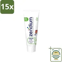Zendium 15 x - Junior 5-12 Jaar - Tandpasta - Natuurlijke Enzymen - 75 ml - Wasstrips - Tandpasta Voor Kinderen - Melktanden Beschermen - Volwassen Tanden Beschermen - Natuurlijke Enzymen - SLS-vrij