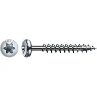 Spax 0201010500805 R 88093 Ruko m.Spitze/T-STAR Bolkop houtschroef 5 mm 80 mm T-STAR plus Staal WIROX 200 stuk(s)
