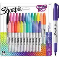 Sharpie Blister met 24 Glam Pop markers