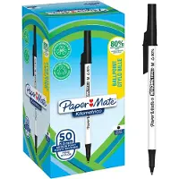 Papermate Kilometrico Balpen Zwart Medium 0,7 mm 50 Stuks