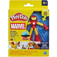 Play-Doh Marvel Iron Man Explosie-launcher, speelset met actiefiguur