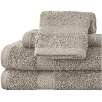 Piruu 4-delige handdoekenset katoen: 2x 70x140cm, 2x 50x100cm