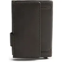 The Chesterfield Brand Leren kaarthoes Bennett Cardholder Clay Grey donkergrijs