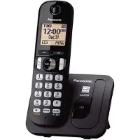 Panasonic KX-TGC210 - Snoerloze telefoon met nummerherkenning/wachtstand - DECTGAP - 3-weg geschikt voor oproepen - zwart