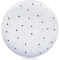 Excellent houseware Dinerbord Zwart Goud Ø 26.5 cm Steengoed