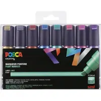 Uni-Ball Marqueur peinture POSCA PC-8K, étui de 8 pièces