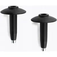 Fizan T-45 Trekking Stokken Accessoires - Zwarte 45mm Paddestoelen
