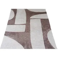 Veer Carpets Vloerkleed ziba /creme rond ø200 cm