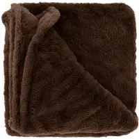 Unique living plaid jip rocky brown 150x200cm