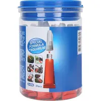 Gistuch 25 stuks aquariumlijm, geschikt voor aquascaping, het creëren van landschappen en het bevestigen van planten en gras in aquaria. Accessoire voor aquaria