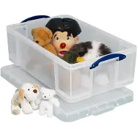 Really Useful Box Kunststof Magazijnbak 50 L Transparant 44 x 71 x 23 cm