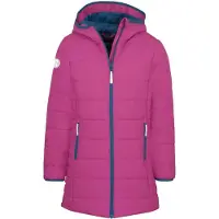 TROLLKIDS - Girl's Stavanger Coat - Lange jas 176, roze