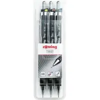Rotring - portemines fin Tikky set de 3, noir