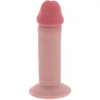 ToyJoy Deluxe Dual Density Dikke Dildo - 18 cm - Realistische Dildo - beige - Met zuignap