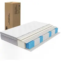 Ropilly 120x200 cm pocketveringmatras, type H3, 25 cm hoog, met comfortschuim, 7 zones en certificering