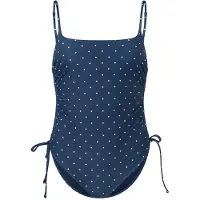 Jack Wills Eendelig zwempak met stippen voor dames (Marine)