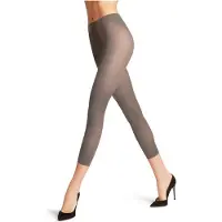 Falke Pure Matt eenkleurig materiaal halfdoorzichtig 50 DEN legging dames bruin - maat S
