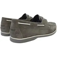 Jack Wills Leren bootschoenen voor heren (Grijs)