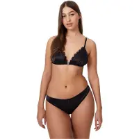 Jack Wills Elodie polyester bralette voor dames (Zwart)
