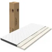Ropilly Matras 90x200 cm, H3, 7 cm hoog, schuim, 7-zone schuimmatras met certificering