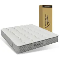 Ropilly Pocketveringmatras 140x200 cm met koudschuim, 7 zones en een medium stevigheid (H3), 20 cm hoog, met vier handgrepen, geschikt voor de slaapkamer