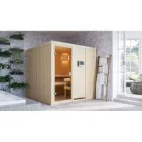Karibu | Oulu Sauna | Kachel 9 kW Externe Bediening