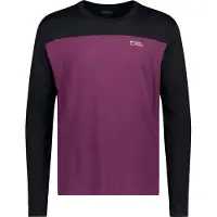 Mons Royale - Yotei Merino LS M Fig/Black voor Unisex - Maat L