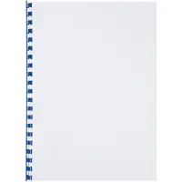 GBC Inbindruggen CombBind A4 10 mm 65 Vellen Kunststof Blauw 100 Stuks