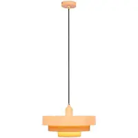 Lucide RUNA - Hanglamp - Ø 35 cm - 1xE27 - Roze | Essential
