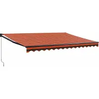 vidaXL Handmatig Zonnescherm 4,5 x 3 m