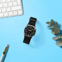 Kwmobile nylon bandje voor smartwatch - geschikt voor Samsung Galaxy Watch Ultra 47mm - - Polsbandje in zwart