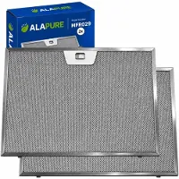 Alapure 2x Metaalfilter voor Franke 1330076268 370x255x8mm