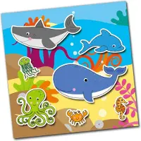 Galt - Reusable Sticker Book - Animals (31005098)