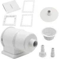 Merkloos Dyna-Skim Skimmer voor Boven Grond Zwembad - Wit - Inclusief Accessoires