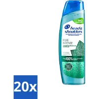 Head & shoulders 20 x – Shampoo – Pure Intense Kalmeert Jeuk – 250 ml - Voordeelverpakking - 20 stuks