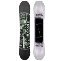 Rome Boneless 26/27 All-mountain freestyle snowboard Zwart dessin 156