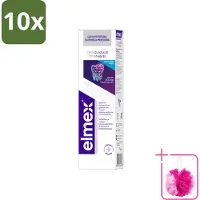 Elmex 10 x - Tandpasta - Professional Glazuur Protection - Protects Sensitive Teeth - 75 ml - Bulkverpakking - Tandpasta - Douchemop - Glazuur beschermen