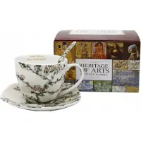 Queen Isabell Heritage of Arts Porseleinen Kop met Schotel & Lepel