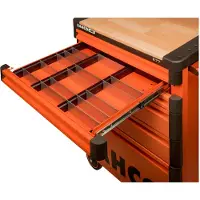 Bahco Verstelbare ladeverdelers voor type 1477K transportwagen, oranje. Oranje, one size