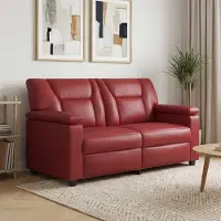 vidaXL Bank Wijnrood 171 x 85 x 93 cm Kunstleer