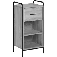 vidaXL Dressoir Grijs Sonoma 97 x 33 x 81 cm Bewerkt hout