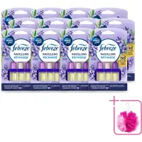 Ambi Pur 12 x - 3Volution - Navulling - Lavendel - 20 ml - Bulkverpakking - Geurverspreider - Douchemop - Lavendel