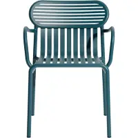 Petite Friture Week-End Stoel met Armleuningen - Set van 2 Ocean Blue