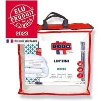 Big Buy Cooking Champs de Lin Witte Deken 450 g/m² - 200 x 200 cm