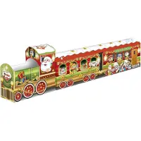OCreon Kinder Mix Adventskalender 3D-trein - Adventskalender met lekkere chocoladespecialiteiten - 1 kalender van 221 g