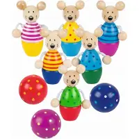 Goki Kegelspel - Muizen - 9 Delen - 3 Jaar