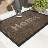 Markenlos Buiten- en binnenmat, buitenmat, antislip, weerbestendig, wasbaar, vuilafschermende mat, entree mat, deurmat voor de hoofdingang, keuken, balkon