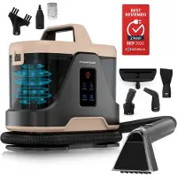 FLOWSTEAM 6-in-1 Stoomreiniger PRO - Tapijtreiniger – Vlekkenreiniger – Handstomer – Zetelreiniger - 100°C Stoom - 4 Stoomstanden - 90 Minuten Stomen - 5M Snoer